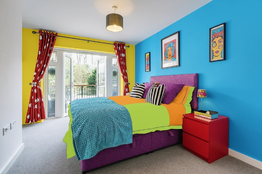 Bedroom, Pop Art Design